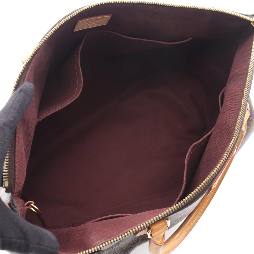 Louis Vuitton Handbag Canvas Brown Leather Turenne